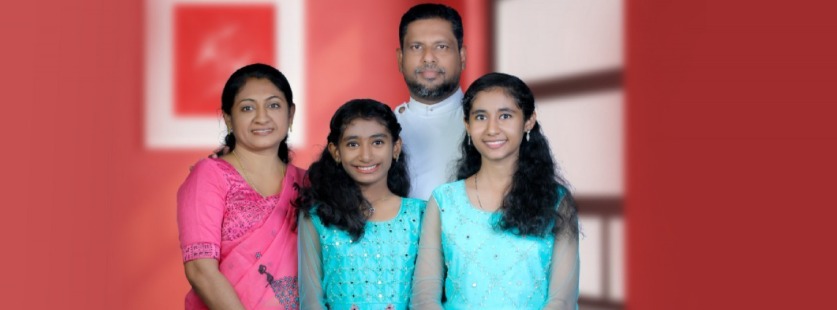 Rev. John Mathew Charivil and Family